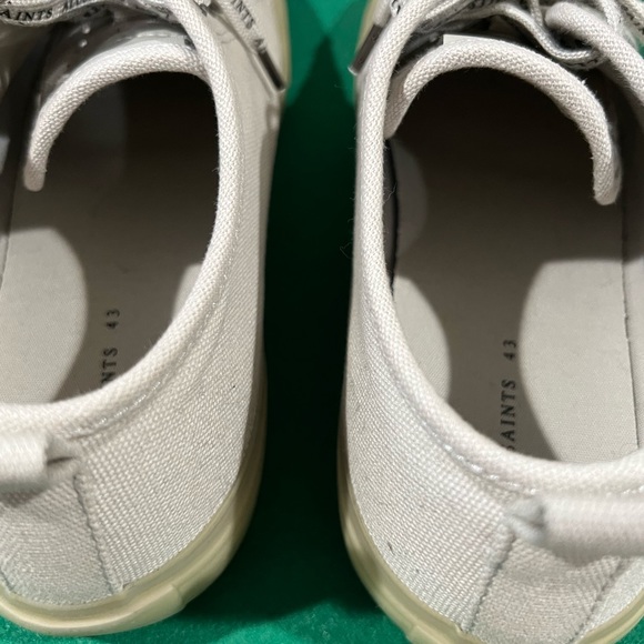 All saints - Jaxon Low Canvas Sz. 10 ,43 Chalk White - Picture 8 of 10